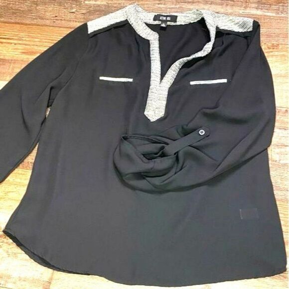 Active USA - Women's 3/4 Sleeve Blouse - Picture 1 of 4